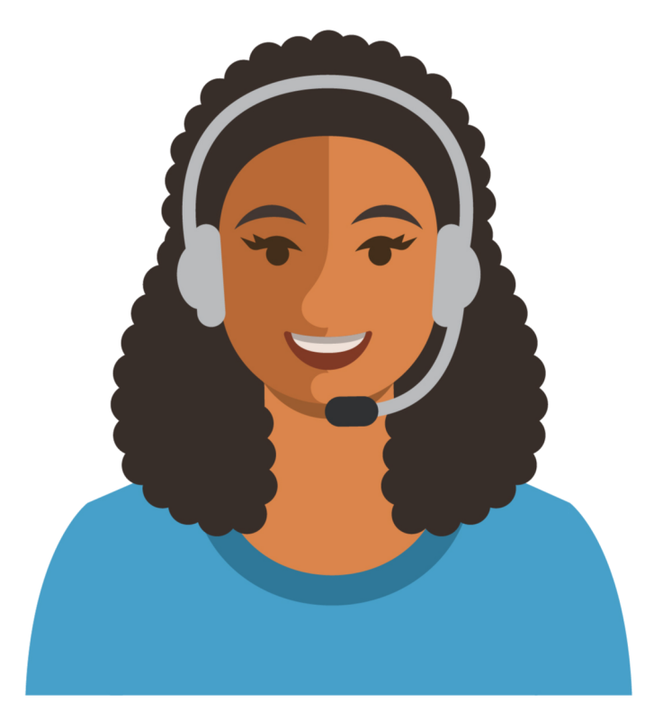 The Role of Answering Services - 800H Call Center Girl Blue Shirt 